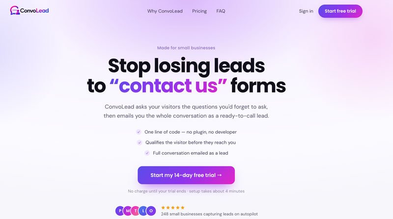 ConvoLead project screenshot